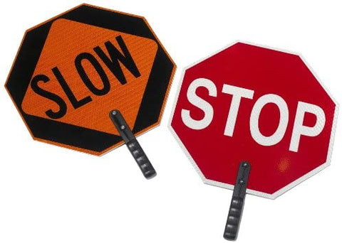 Stop & Slow Paddle Sign