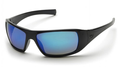 Goliath Ice Blue Mirror Lens with Black Frame